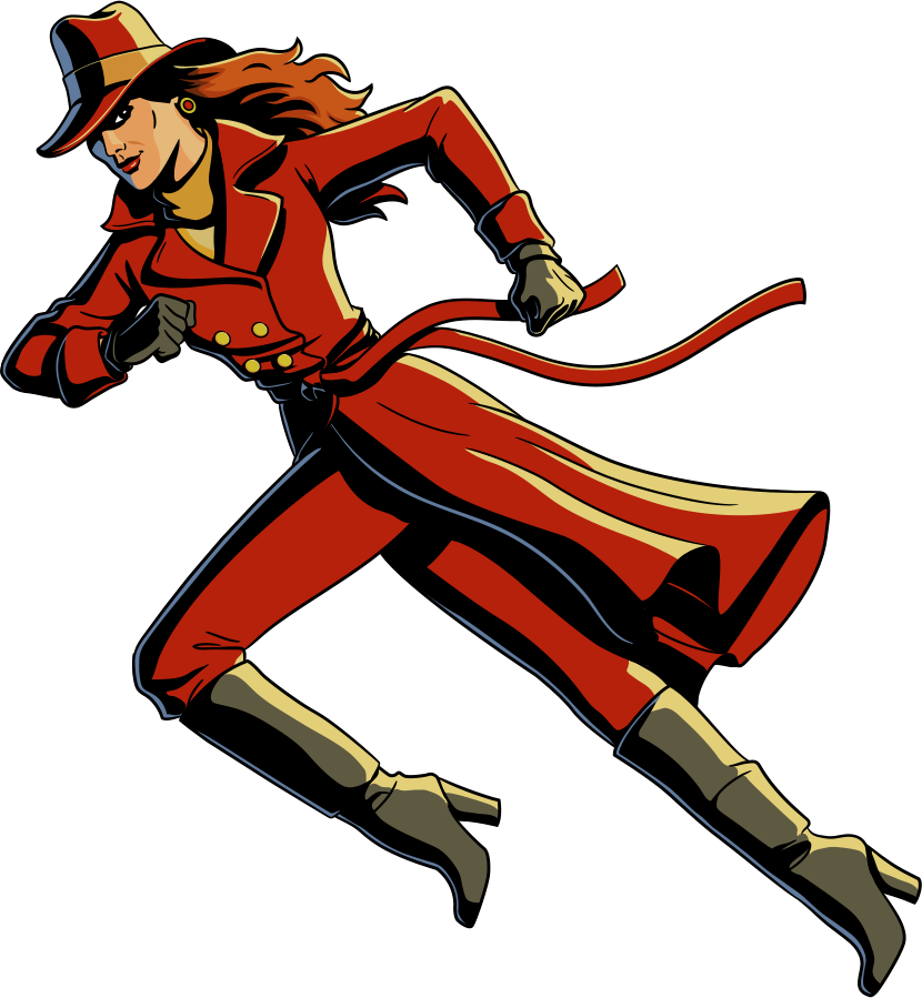 Where in the World is Carmen Sandiego Character Art