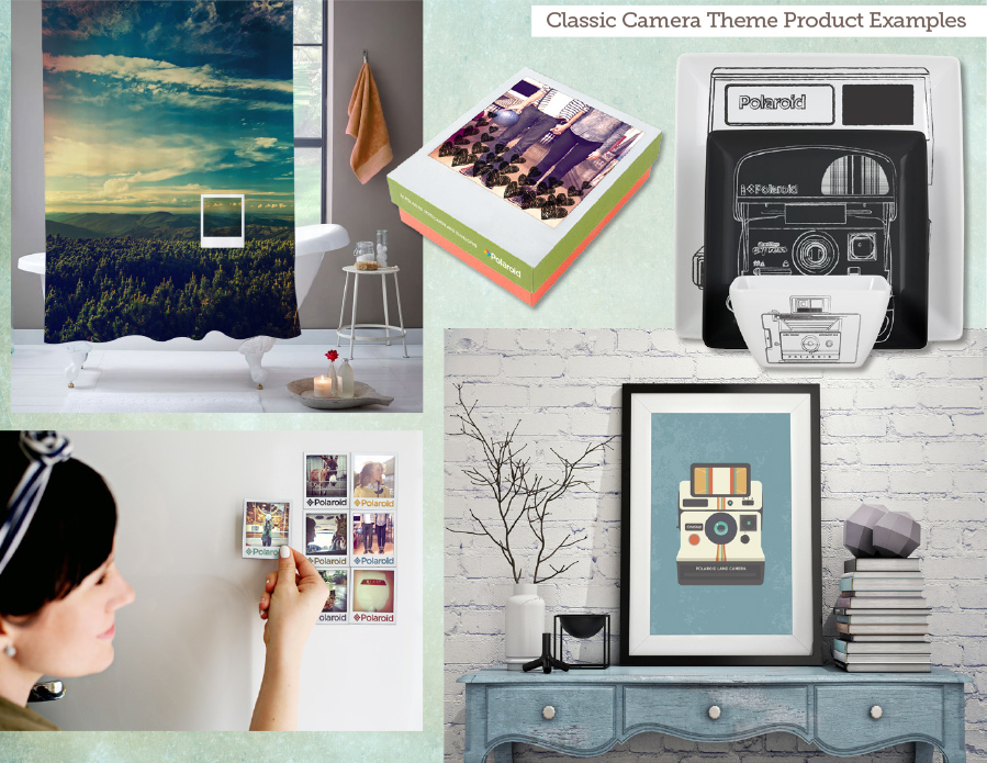 Polaroid Consumer Product Style Guide Classic Camera Product Examples