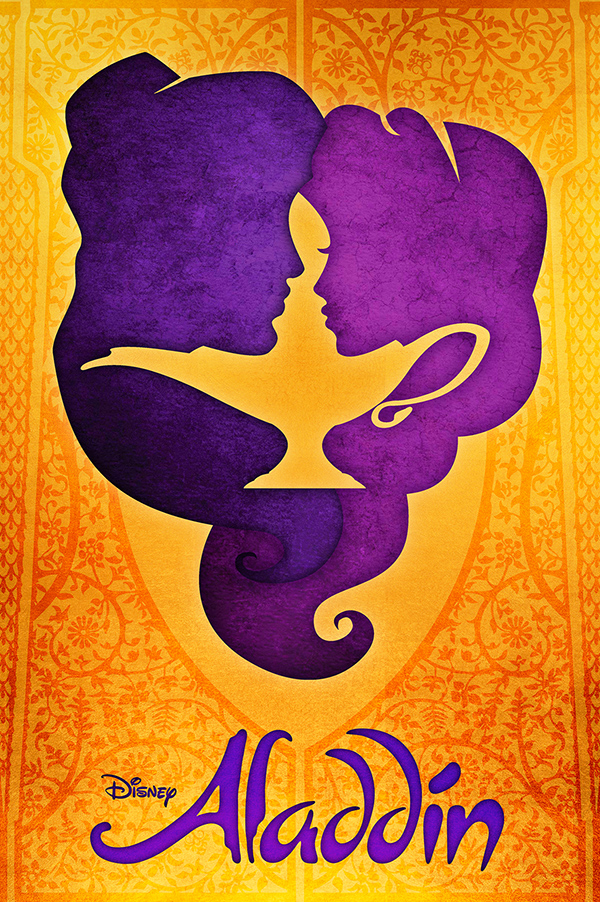 Aladdin on Broadway Disney Key Art B