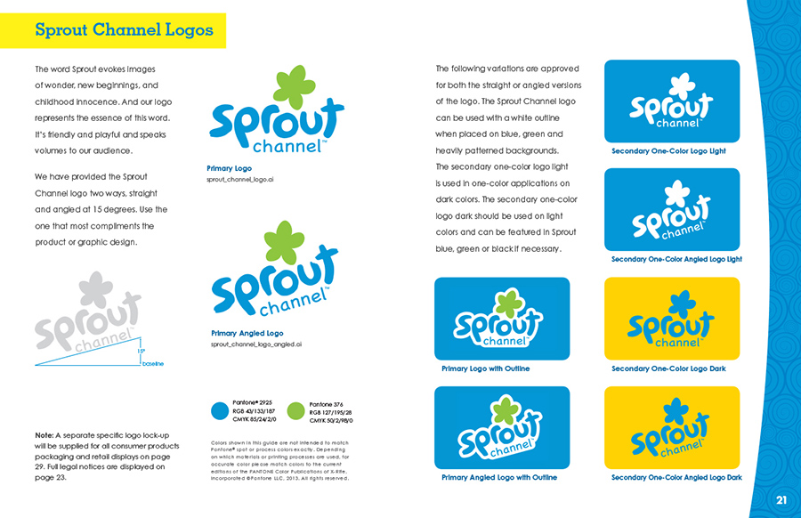 Sprout Licensing Product Vision UI Design Logos