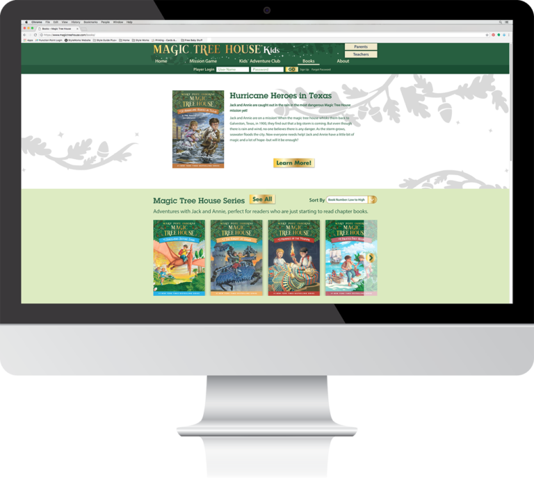 Children's Book Series Magic Tree House StyleWorks Creative