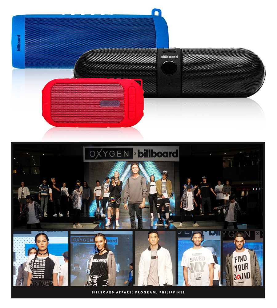 Billboard-Speakers-Electronics-Fashion-Oxygen Billboard Brand Licensing Program Speakers Electronics Fashion Oxygen