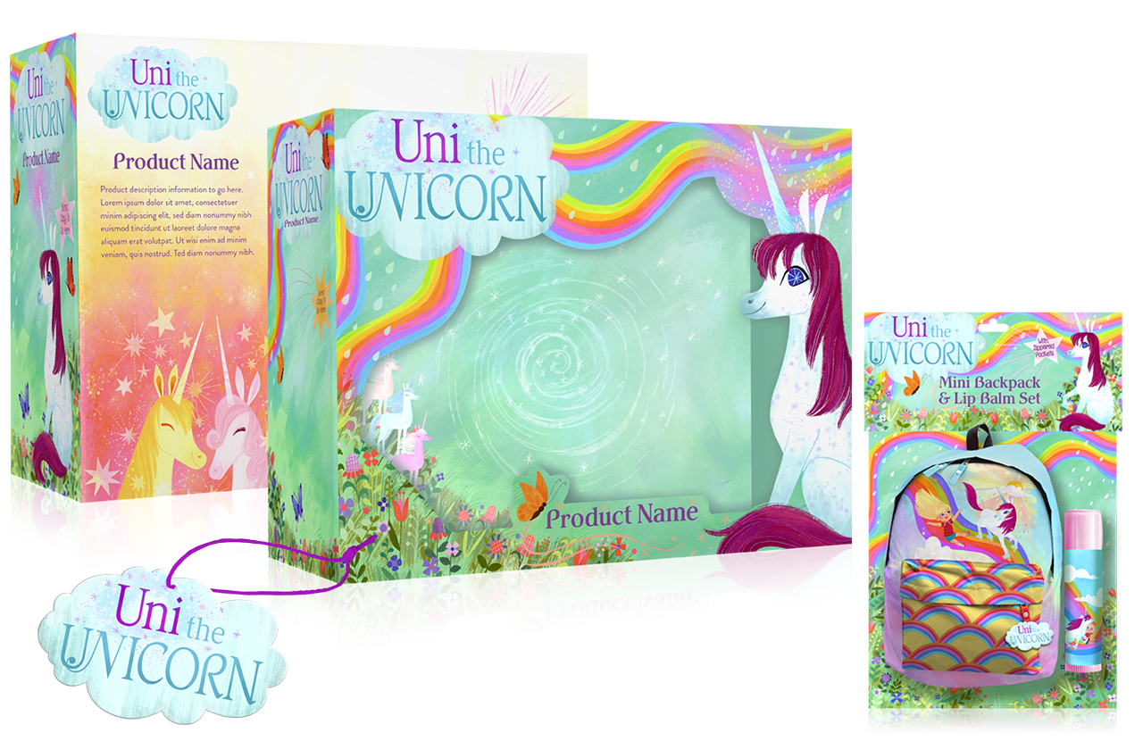 Uni the Unicorn Product Packaging Design