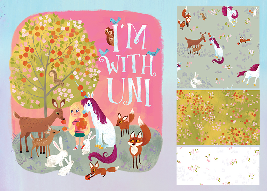 Uni the Unicorn Theme Art 01