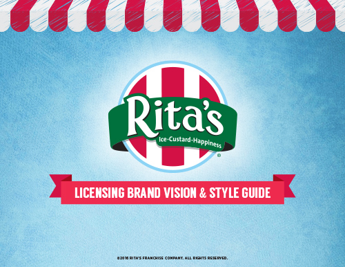 Ritas Italian Ice Consumer Products Brand Vision and Style Guide Cover