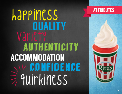 Ritas Italian Ice Consumer Products Brand Vision and Style Guide Attributes