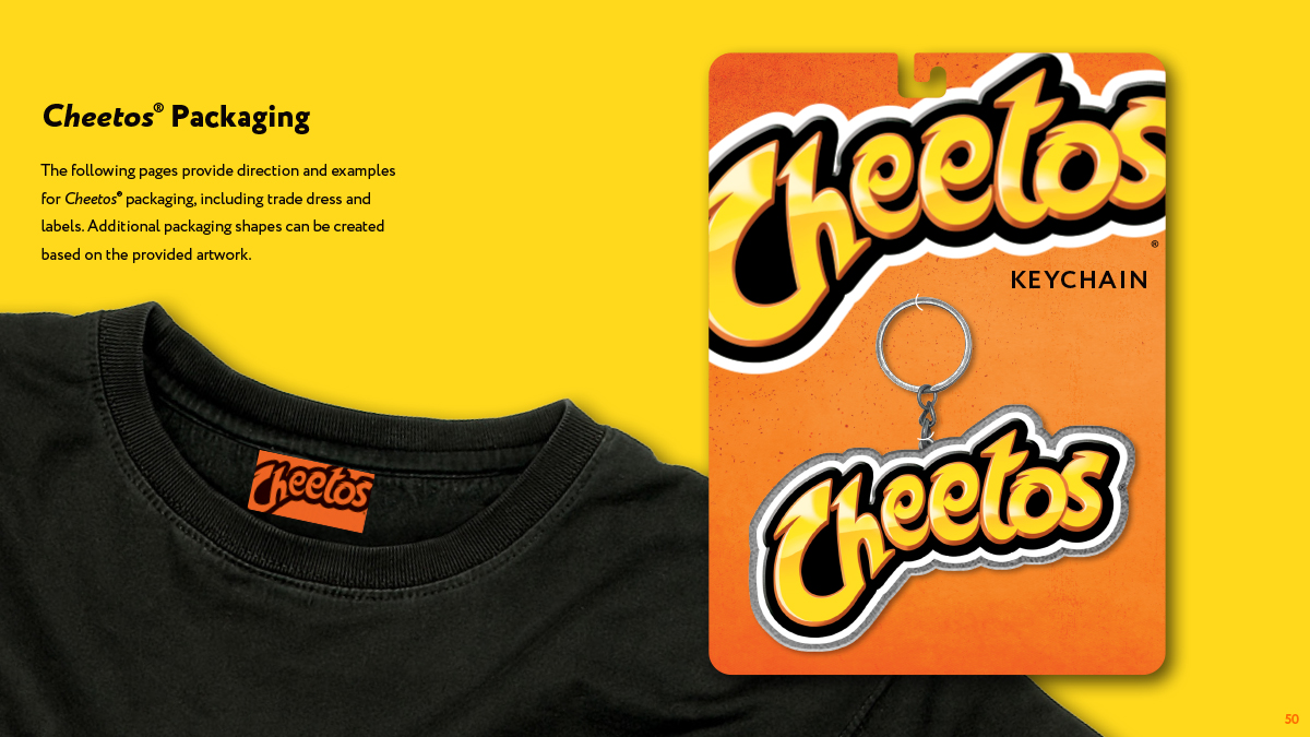 Cheetos Licensing Style Guide.