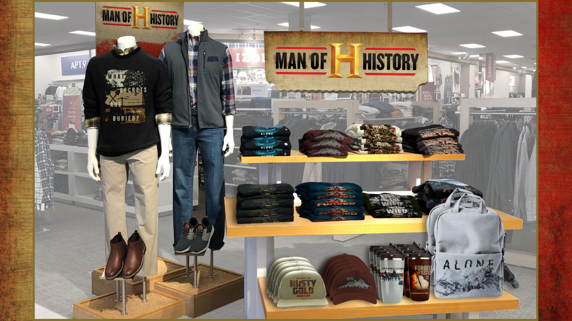 Man of History Entertainment Brand Licensing Product Vision