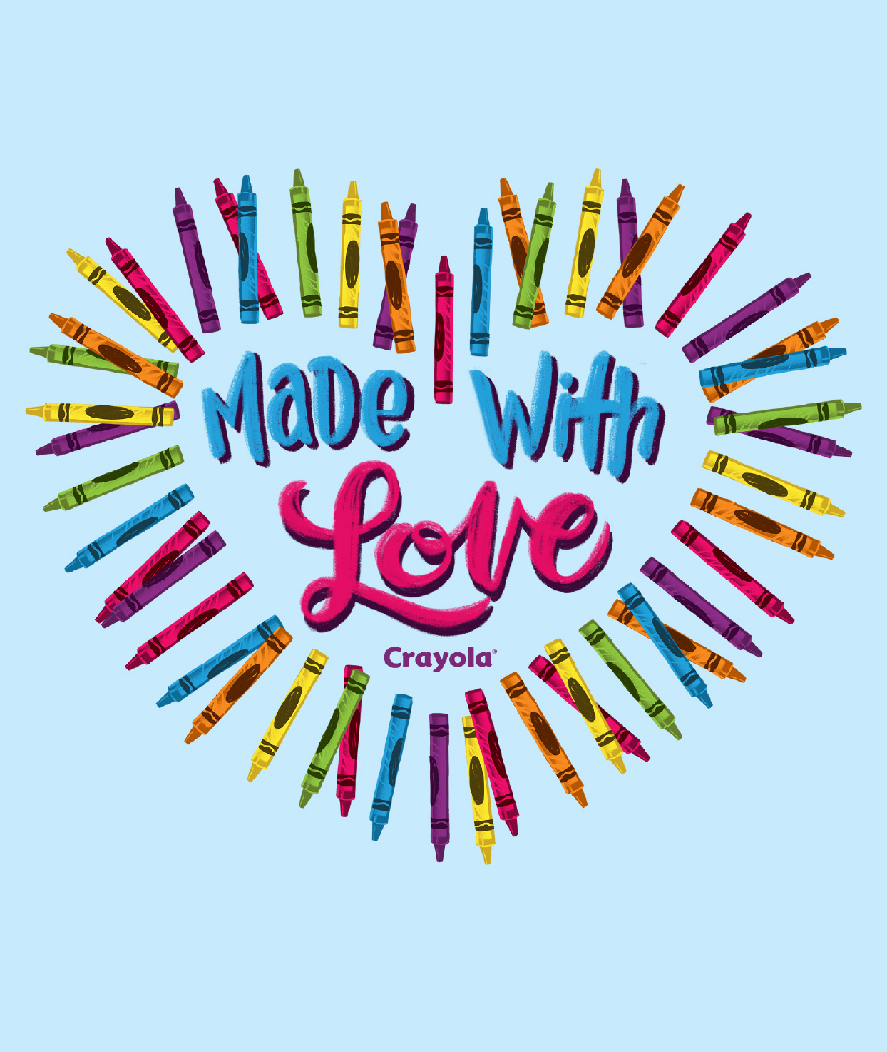 Crayola Seasonal Packaging Design Made with Love