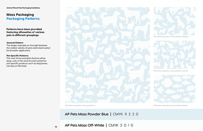 Animal Planet Pets Packaging Background Patterns