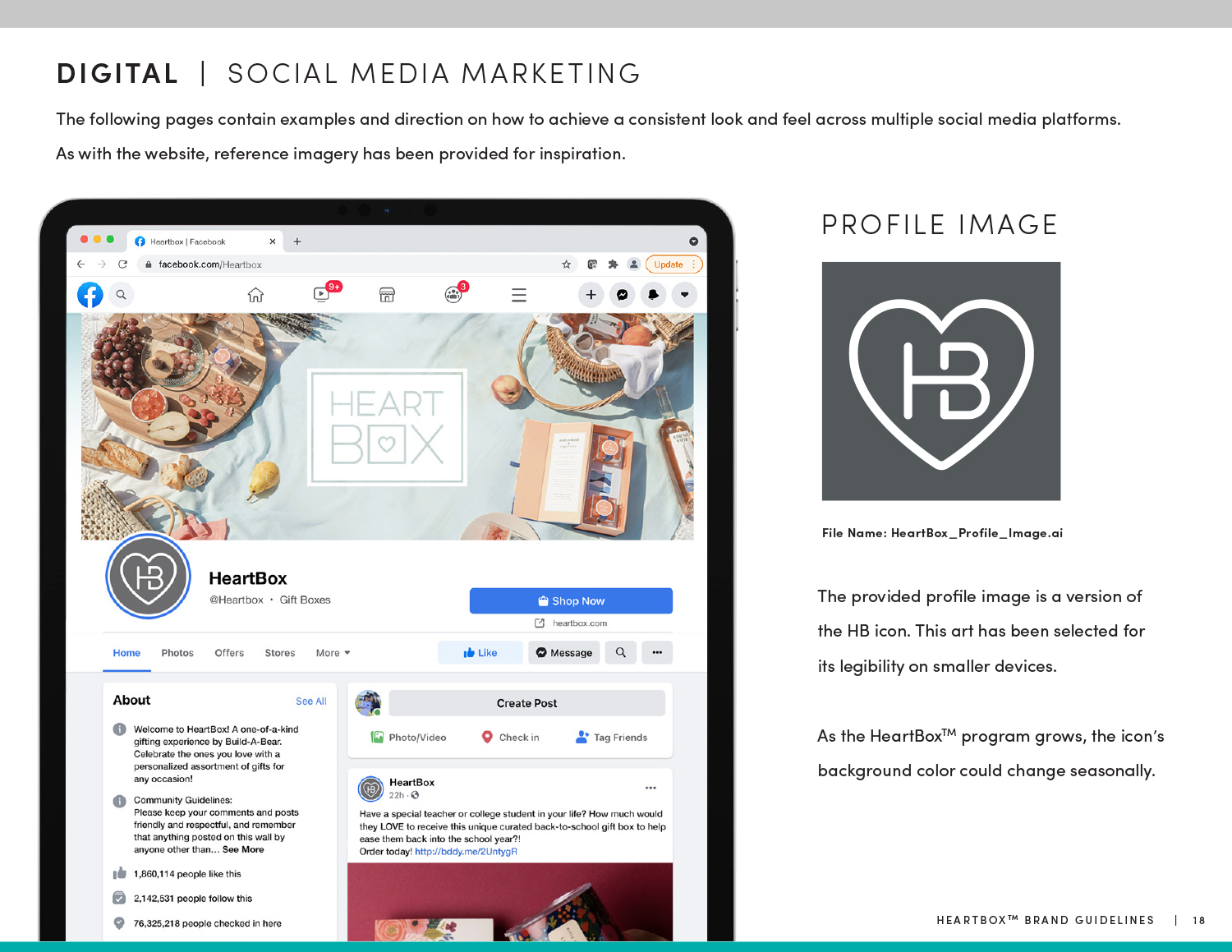 HeartBox Marketing Design Social Media Marketing