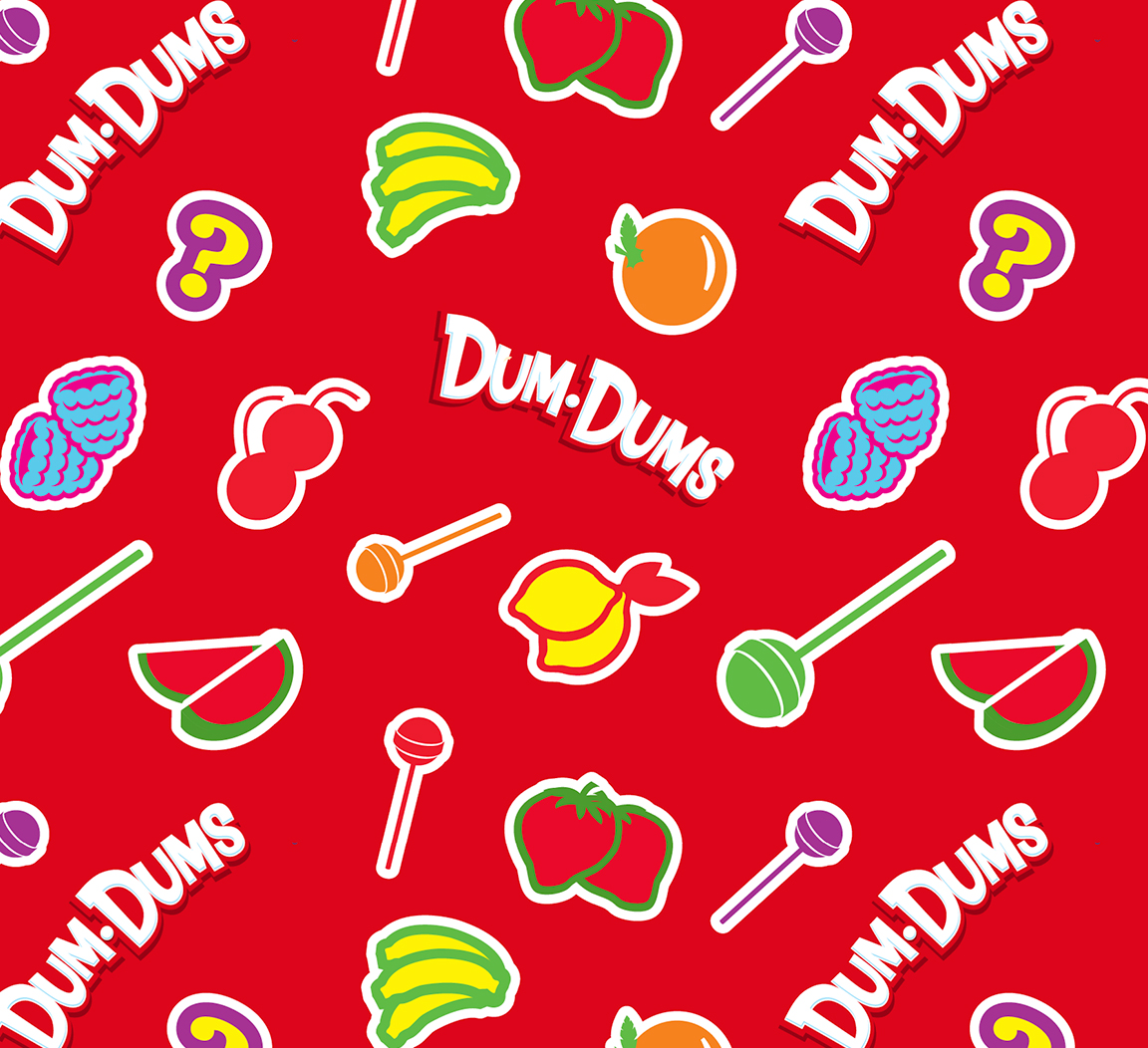 Spangler Candy Style Guides Classic Dum-Dums Pattern