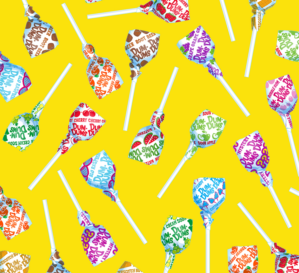 Spangler Candy Style Guides Dum-Dums Lollipop Pattern