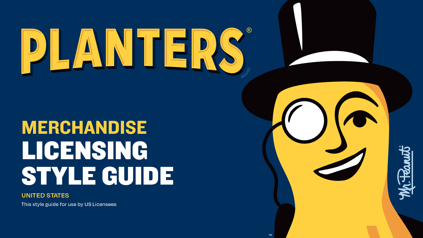 Planters Merchandise Licensing Style Guide cover image